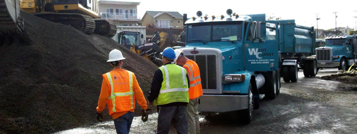 West Coast Sand and Gravel Header Safety